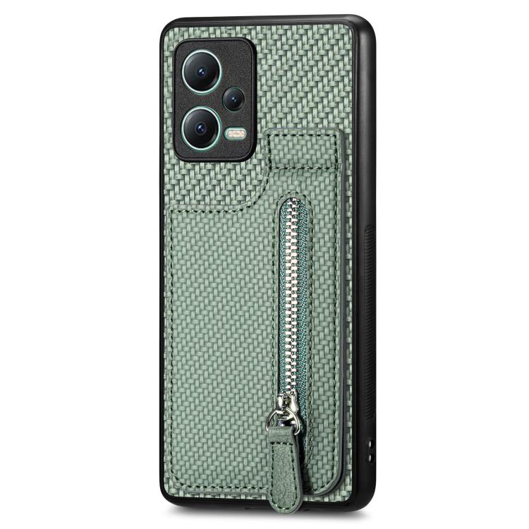 Carbon Fiber Vertical Flip Zipper Phone Case, For Redmi Turbo 4, For Xiaomi Poco X7 Pro, For Redmi Note 12 5G, For Xiaomi 13 Pro