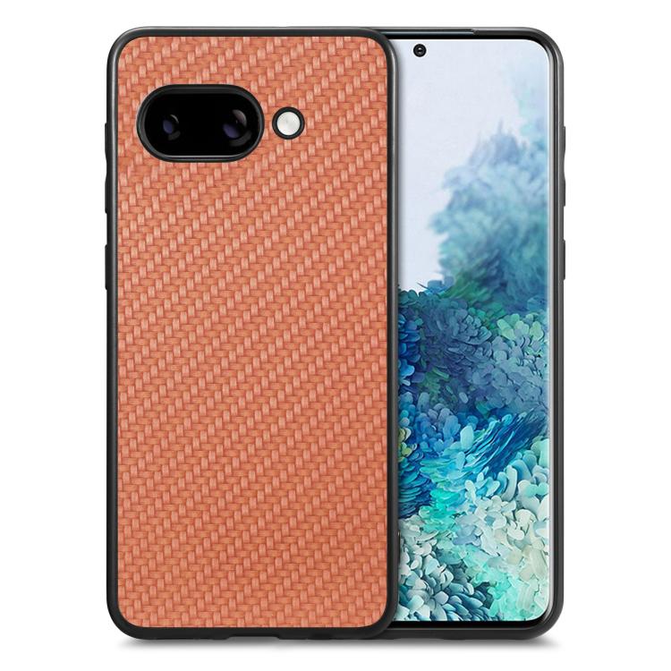 Carbon Fiber Texture Leather Back Cover Phone Case, For Google Pixel 9 / 9 Pro, For Google Pixel 7a, For Google Pixel 6a, For Google Pixel 6 Pro