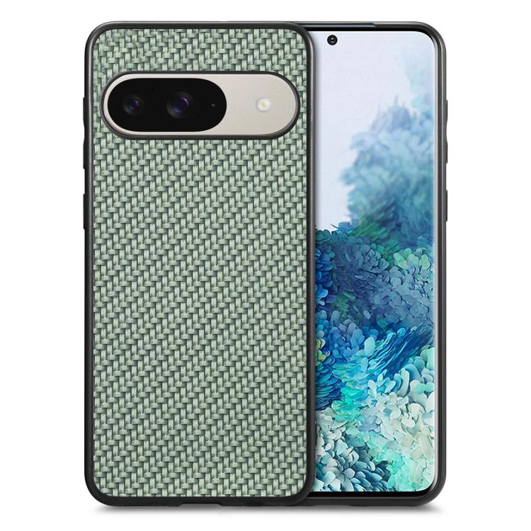 Carbon Fiber Texture Leather Back Cover Phone Case, For Google Pixel 6