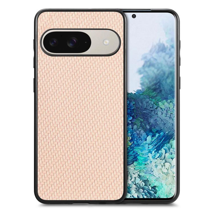 Carbon Fiber Texture Leather Back Cover Phone Case, For Google Pixel 6