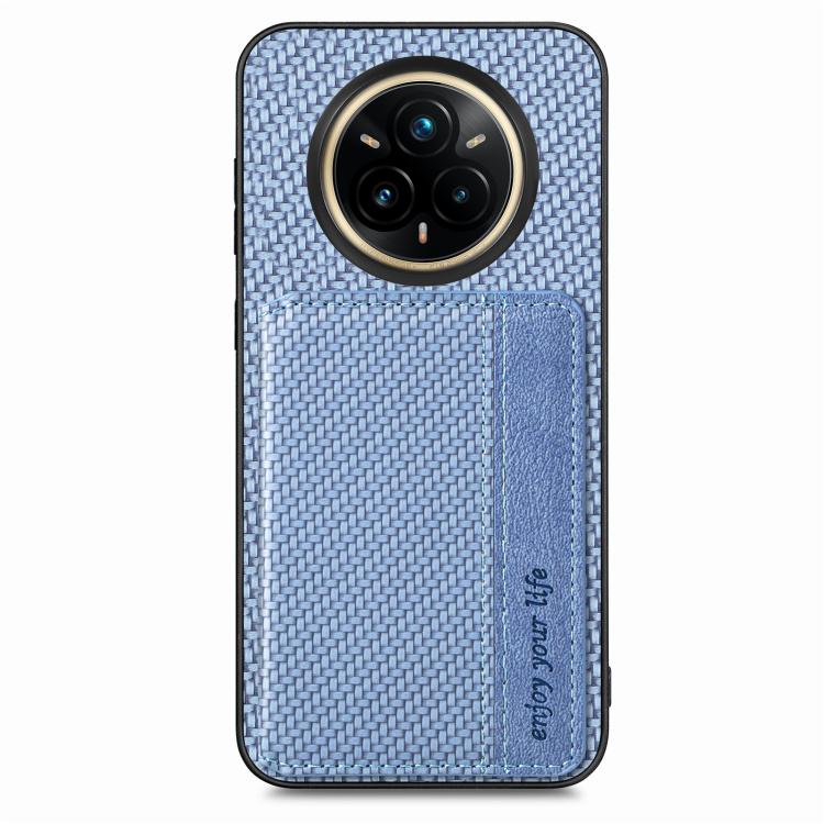 Carbon Fiber Magnetic Card Bag Phone Case, For Realme 14 Pro+, For Realme 14 Pro, For Realme Neo7, For Realme C30