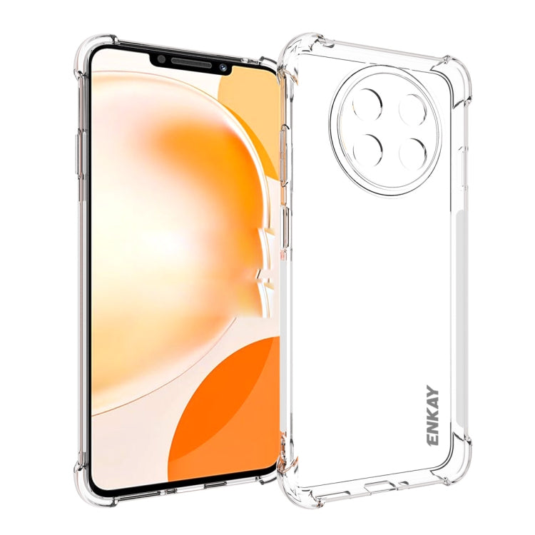 ENKAY Hat-Prince Transparent TPU Shockproof Phone Case, For Huawei Pura 80 Ultra, For Huawei Pura 80 Pro / 80 Pro+, For Huawei Pura 80, For Huawei Enjoy 70X, For Huawei Mate 70 Pro, For Huawei Mate 70, For Huawei nova 13 Pro, For Huawei nova Flip...