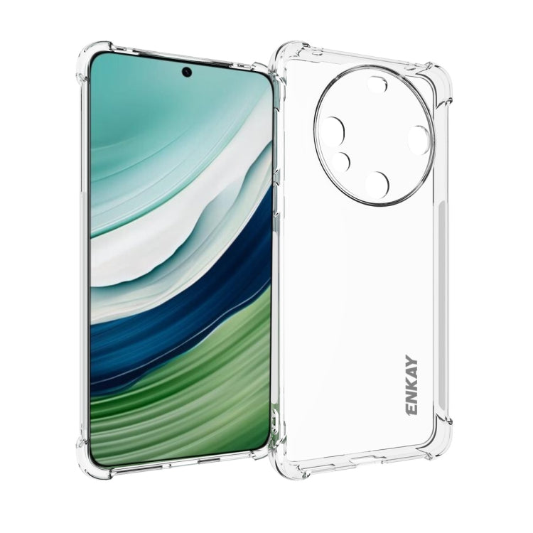 ENKAY Hat-Prince Transparent TPU Shockproof Phone Case, For Huawei Pura 80 Ultra, For Huawei Pura 80 Pro / 80 Pro+, For Huawei Pura 80, For Huawei Enjoy 70X, For Huawei Mate 70 Pro, For Huawei Mate 70, For Huawei nova 13 Pro, For Huawei nova Flip...