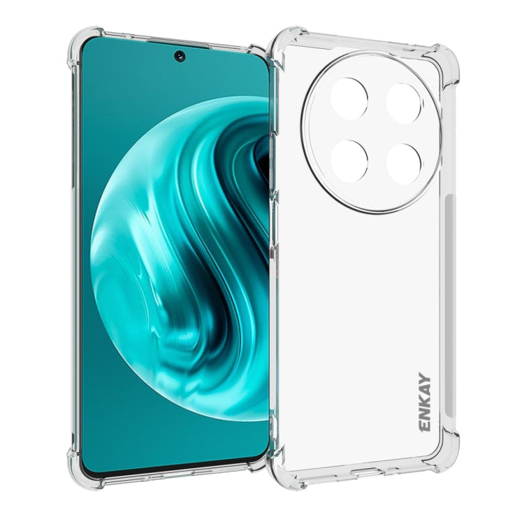 ENKAY Hat-Prince Transparent TPU Shockproof Phone Case, For Huawei Pura 80 Ultra, For Huawei Pura 80 Pro / 80 Pro+, For Huawei Pura 80, For Huawei Enjoy 70X, For Huawei Mate 70 Pro, For Huawei Mate 70, For Huawei nova 13 Pro, For Huawei nova Flip...