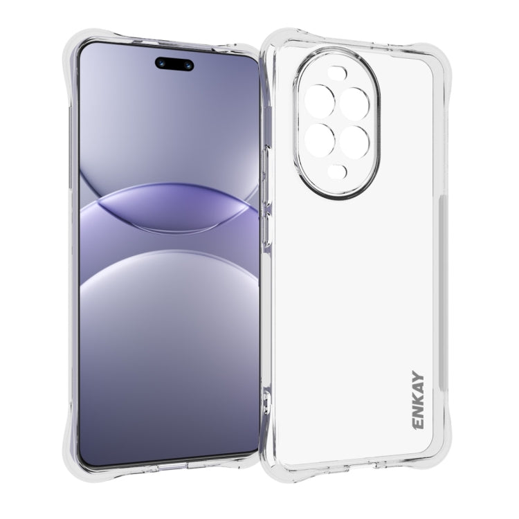 ENKAY Hat-Prince Transparent TPU Shockproof Phone Case, For Huawei Pura 80 Ultra, For Huawei Pura 80 Pro / 80 Pro+, For Huawei Pura 80, For Huawei Enjoy 70X, For Huawei Mate 70 Pro, For Huawei Mate 70, For Huawei nova 13 Pro, For Huawei nova Flip...