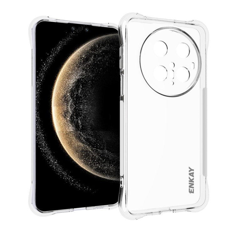 ENKAY Hat-Prince Transparent TPU Shockproof Phone Case, For Huawei Pura 80 Ultra, For Huawei Pura 80 Pro / 80 Pro+, For Huawei Pura 80, For Huawei Enjoy 70X, For Huawei Mate 70 Pro, For Huawei Mate 70, For Huawei nova 13 Pro, For Huawei nova Flip...