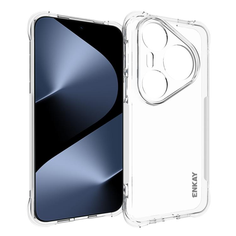 ENKAY Hat-Prince Transparent TPU Shockproof Phone Case, For Huawei Pura 80 Ultra, For Huawei Pura 80 Pro / 80 Pro+, For Huawei Pura 80, For Huawei Enjoy 70X, For Huawei Mate 70 Pro, For Huawei Mate 70, For Huawei nova 13 Pro, For Huawei nova Flip...