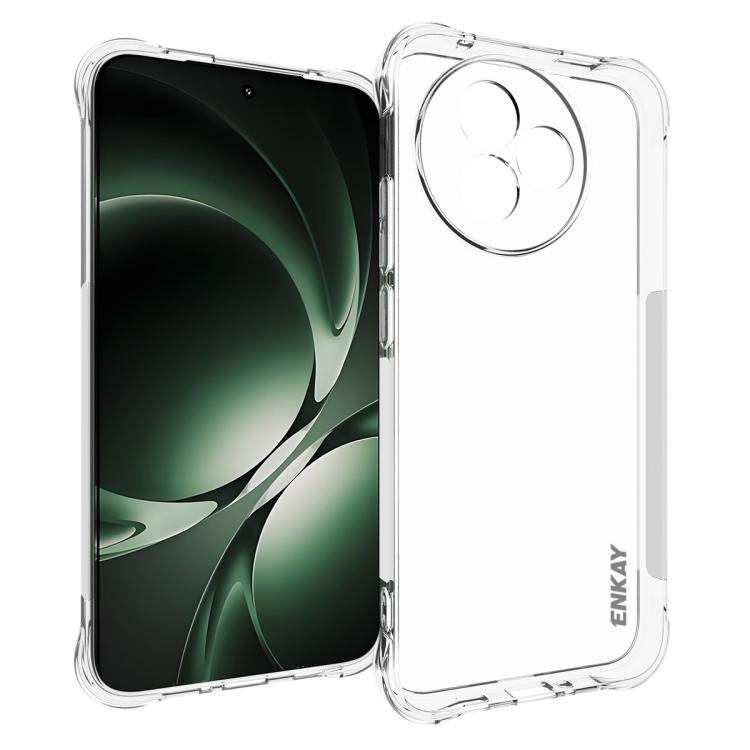 ENKAY Hat-Prince Transparent TPU Shockproof Phone Case, For Huawei Pura 80 Ultra, For Huawei Pura 80 Pro / 80 Pro+, For Huawei Pura 80, For Huawei Enjoy 70X, For Huawei Mate 70 Pro, For Huawei Mate 70, For Huawei nova 13 Pro, For Huawei nova Flip...
