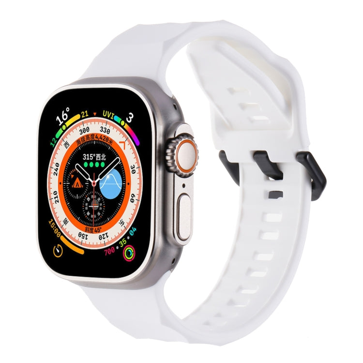 Ripple Silicone Sports Watch Band, For Apple Watch 5 44mm