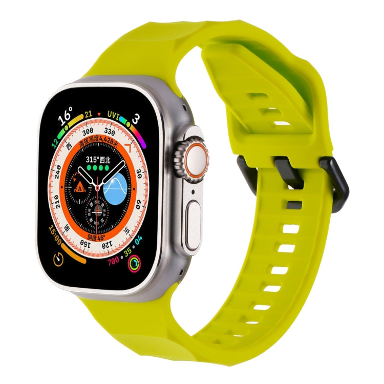Ripple Silicone Sports Watch Band, For Apple Watch 5 44mm