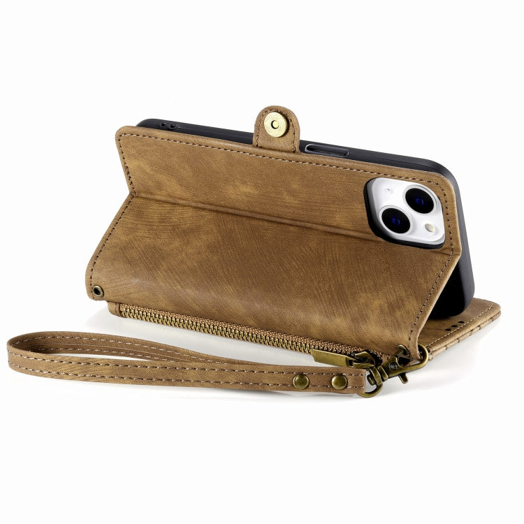 Geometric Zipper Wallet Side Buckle Leather Phone Case, For iPhone 14 Pro Max, For iPhone 7 / 8 / SE 2022, For iPhone 13 Pro Max, For iPhone 13 Pro
