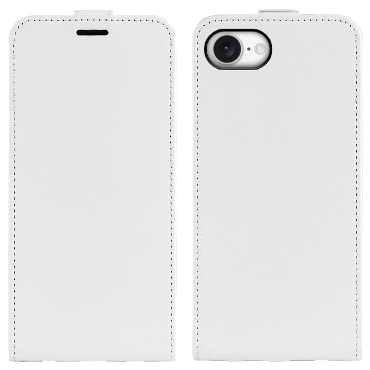 R64 Texture Single Vertical Flip Leather Phone Case, For iPhone 17e / 16e, For iPhone 17 Pro Max, For iPhone 17 Pro, For iPhone 17, For iPhone Air, For iPhone 16 Pro Max