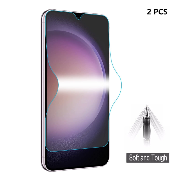2pcs ENKAY Hat-Prince Full Glue Coverage Soft Explosion-proof Hydrogel Film, For Samsung Galaxy A07, For Samsung Galaxy A17, For Samsung Galaxy M56, For Samsung Galaxy F16 / M16, For Samsung Galaxy F06 / M06, For Samsung Galaxy A36 5G / A56 5G...