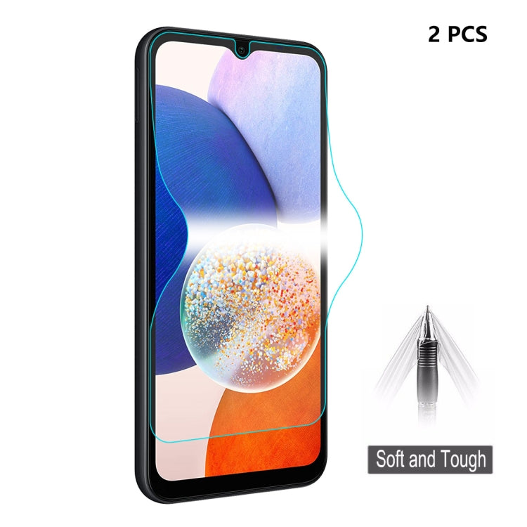 2pcs ENKAY Hat-Prince Full Glue Coverage Soft Explosion-proof Hydrogel Film, For Samsung Galaxy A07, For Samsung Galaxy A17, For Samsung Galaxy M56, For Samsung Galaxy F16 / M16, For Samsung Galaxy F06 / M06, For Samsung Galaxy A36 5G / A56 5G...