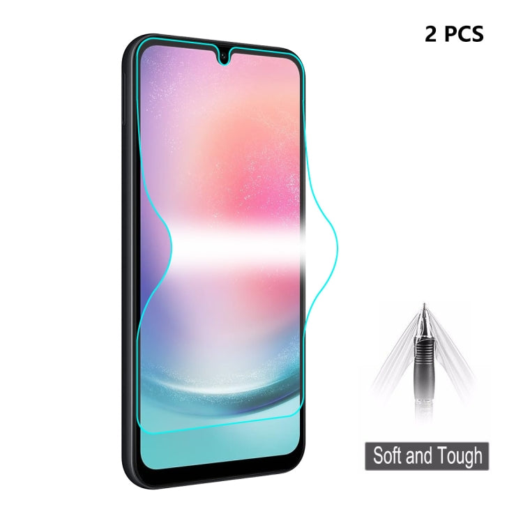 2pcs ENKAY Hat-Prince Full Glue Coverage Soft Explosion-proof Hydrogel Film, For Samsung Galaxy A07, For Samsung Galaxy A17, For Samsung Galaxy M56, For Samsung Galaxy F16 / M16, For Samsung Galaxy F06 / M06, For Samsung Galaxy A36 5G / A56 5G...