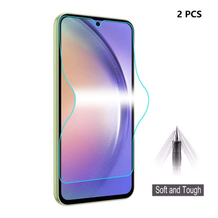 2pcs ENKAY Hat-Prince Full Glue Coverage Soft Explosion-proof Hydrogel Film, For Samsung Galaxy A07, For Samsung Galaxy A17, For Samsung Galaxy M56, For Samsung Galaxy F16 / M16, For Samsung Galaxy F06 / M06, For Samsung Galaxy A36 5G / A56 5G...
