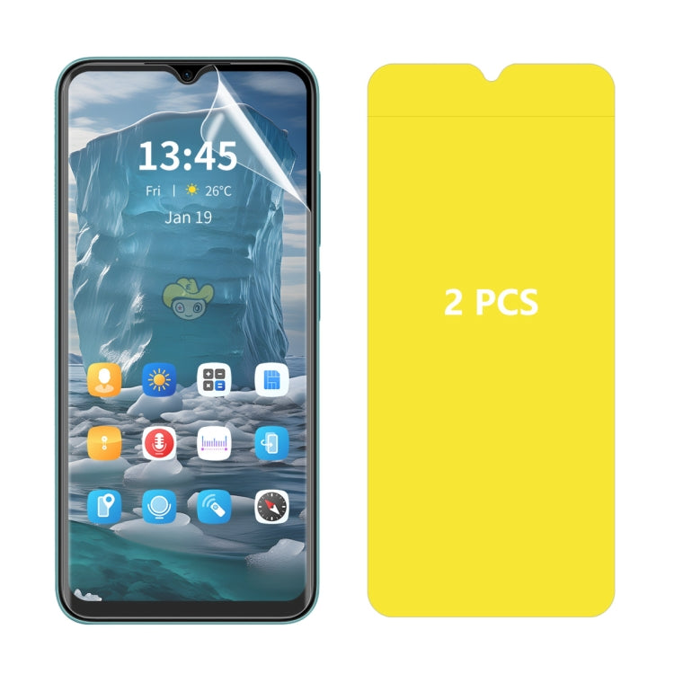 2pcs ENKAY Hat-Prince Full Glue Coverage Soft Explosion-proof Hydrogel Film, For Samsung Galaxy A07, For Samsung Galaxy A17, For Samsung Galaxy M56, For Samsung Galaxy F16 / M16, For Samsung Galaxy F06 / M06, For Samsung Galaxy A36 5G / A56 5G...