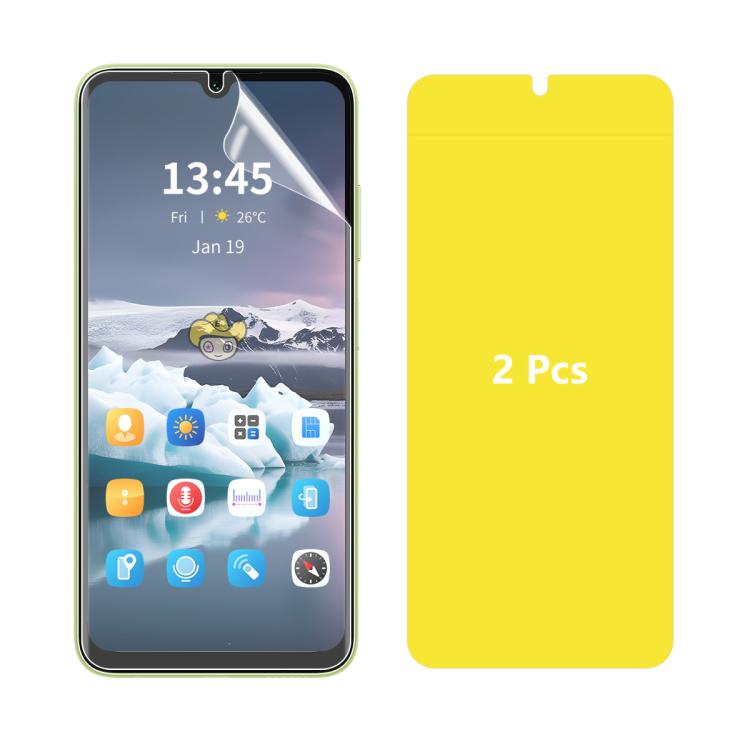 2pcs ENKAY Hat-Prince Full Glue Coverage Soft Explosion-proof Hydrogel Film, For Samsung Galaxy A07, For Samsung Galaxy A17, For Samsung Galaxy M56, For Samsung Galaxy F16 / M16, For Samsung Galaxy F06 / M06, For Samsung Galaxy A36 5G / A56 5G...