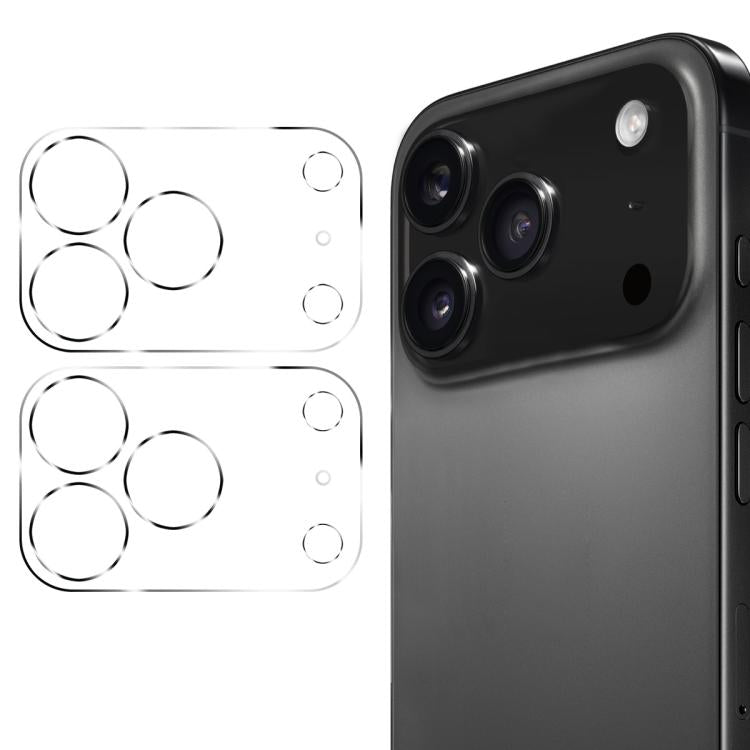 2pcs ENKAY Hat-Prince 9H Rear Camera Lens Tempered Glass Film, For iPhone 17e / 16e, For iPhone 17 Pro Max, For iPhone 17 Pro, For iPhone 17, For iPhone Air, For iPhone 16 Pro / 16 Pro Max, For iPhone 16 / 16 Plus, For iPhone 15 Pro / 15 Pro Max...