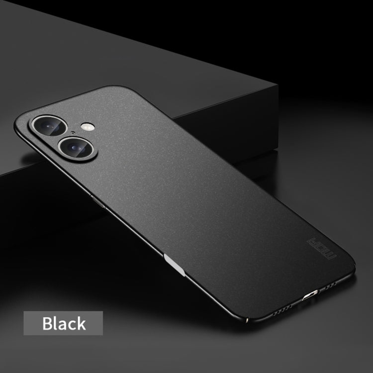 MOFI Fandun Series Frosted PC Ultra-thin All-inclusive Phone Case, For iPhone 16, For iPhone 15 Pro Max, For iPhone 15 Pro, For iPhone 15 Plus