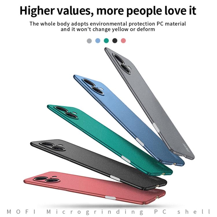 MOFI Fandun Series Frosted PC Ultra-thin All-inclusive Phone Case, For iPhone 17e / 16e, For iPhone 17 Pro Max, For iPhone 17 Pro, For iPhone 17