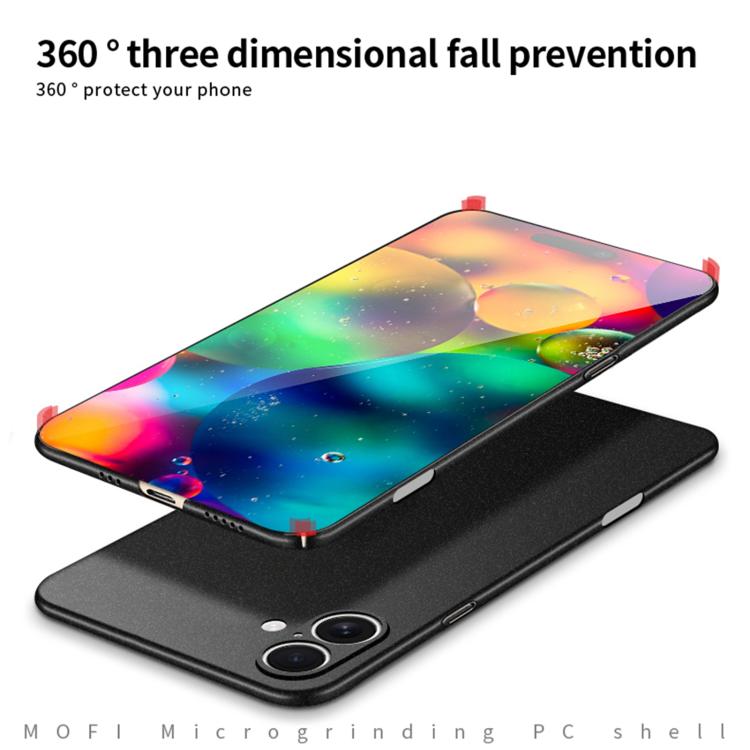 MOFI Fandun Series Frosted PC Ultra-thin All-inclusive Phone Case, For iPhone 17e / 16e, For iPhone 17 Pro Max, For iPhone 17 Pro, For iPhone 17