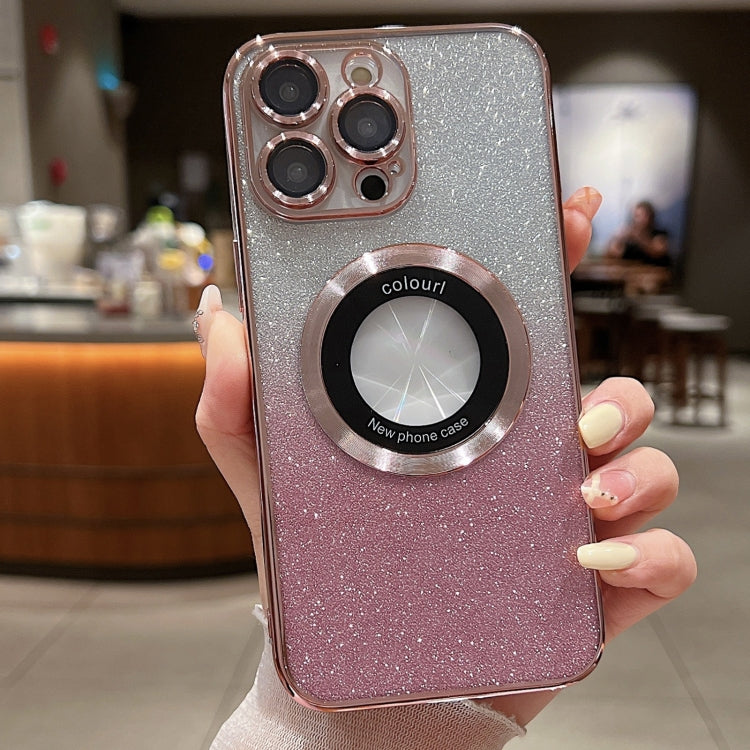Gradient Glitter Electroplating MagSafe TPU Phone Case, For iPhone 13 Pro Max, For iPhone 13 Pro, For iPhone 13