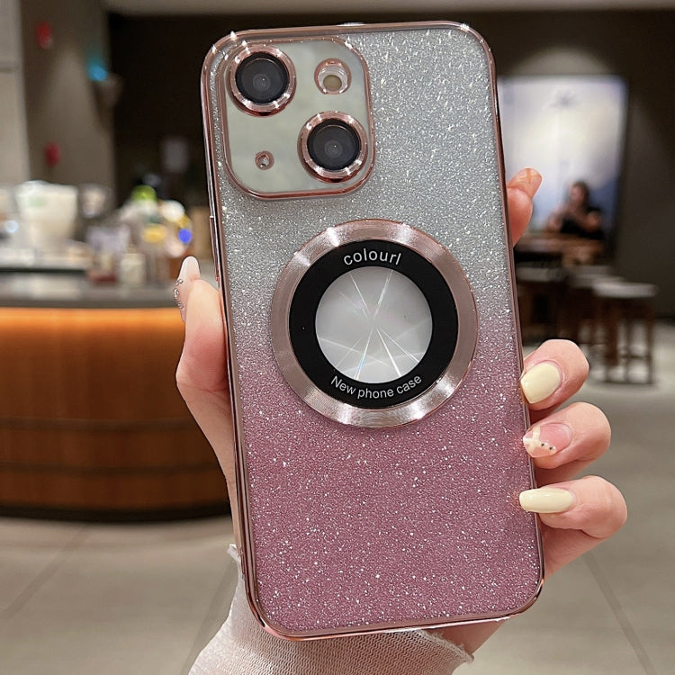 Gradient Glitter Electroplating MagSafe TPU Phone Case, For iPhone 13 Pro Max, For iPhone 13 Pro, For iPhone 13