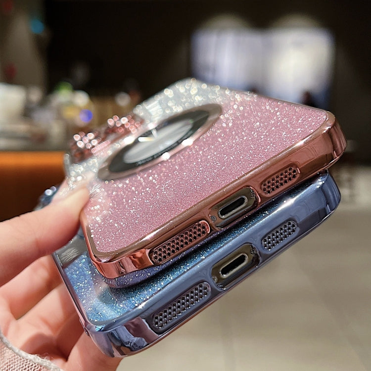 Gradient Glitter Electroplating MagSafe TPU Phone Case, For iPhone 13 Pro Max, For iPhone 13 Pro, For iPhone 13