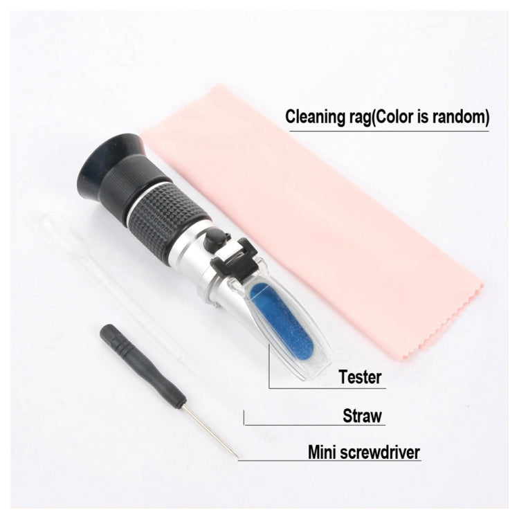 RZ117 Optical Brix Meter Handheld High Concentration Brix Meter Honey Sugar Meter 0-90 Range