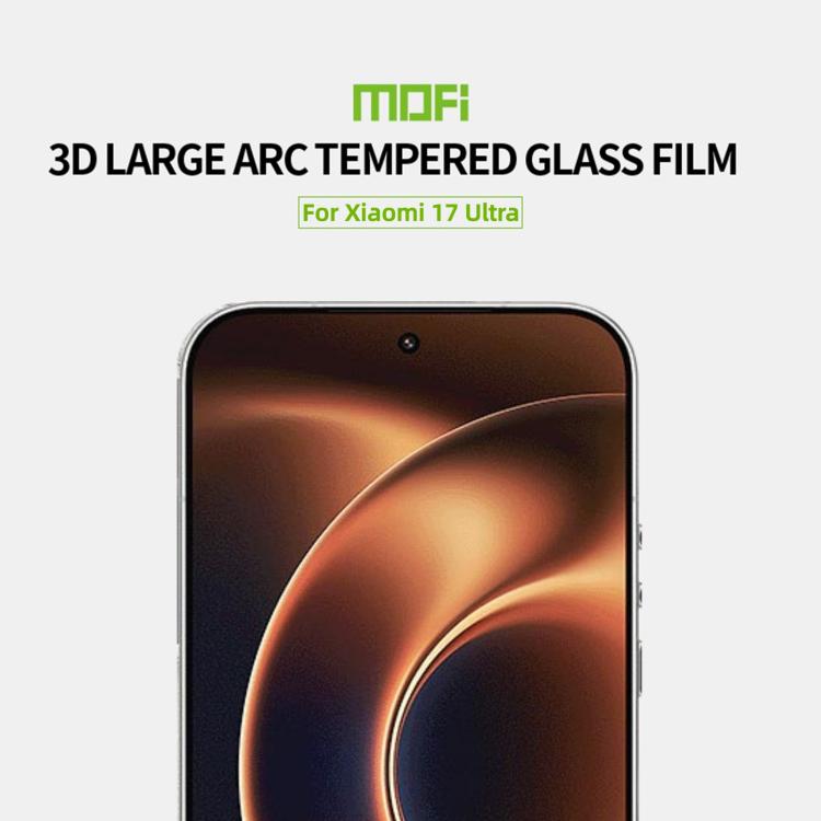 MOFI 9H 3D Explosion-proof Curved Screen Tempered Glass Film, For Xiaomi 17 Ultra Unlock, For Xiaomi Poco F8 Ultra Unlock, For Xiaomi Poco F8 Pro Unlock, For Redmi K90 Unlock, For Redmi K90 Pro Max Unlock, For Xiaomi 17 Pro Max, For Xiaomi 17 / 17 Pro...