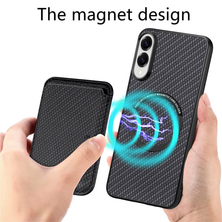 Carbon Fiber Leather Card Magsafe Phone Case, For iPhone 17e / 16e, For iPhone 17 Pro Max, For iPhone 17 Pro, For iPhone 17