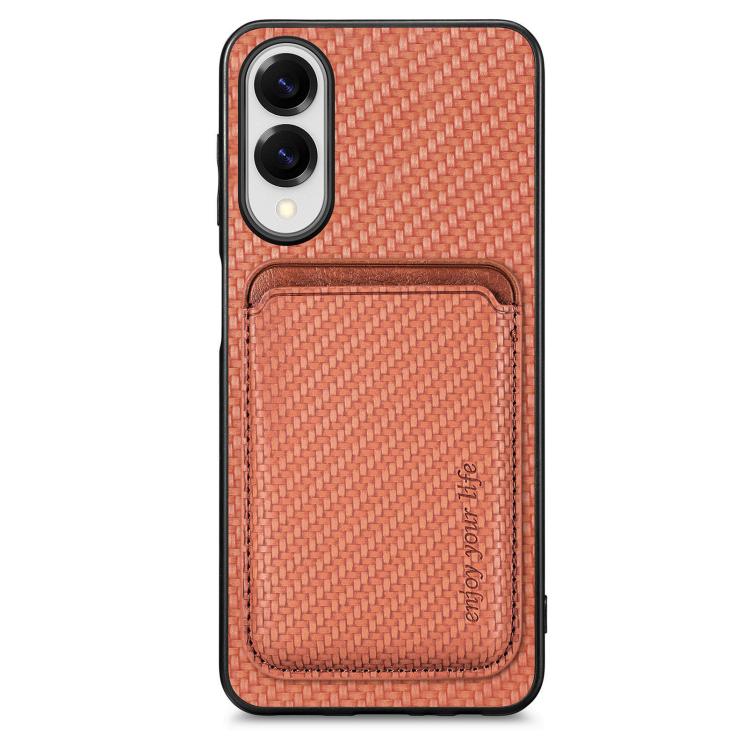 Carbon Fiber Leather Card Magsafe Phone Case, For iPhone 17e / 16e, For iPhone 17 Pro Max, For iPhone 17 Pro, For iPhone 17