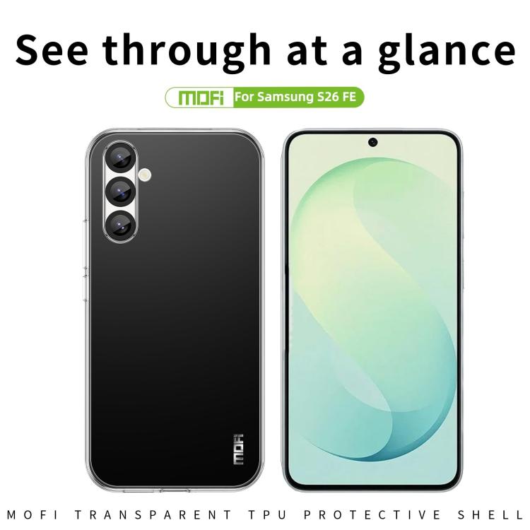 MOFI Ming Series Ultra-thin TPU Phone Case, For Samsung Galaxy S26+ 5G, For Samsung Galaxy S26 Ultra 5G, For Samsung Galaxy S26 5G, For Samsung Galaxy A57 5G, For Samsung Galaxy A37 5G, For Samsung Galaxy S25 FE 5G, For Samsung Galaxy A07 4G...