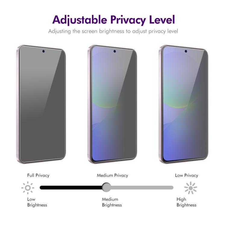 ENKAY Hat-Prince 28 Degree Anti-peeping Privacy Tempered Glass Film, For Samsung Galaxy A37 / A57, For Samsung Galaxy S25 FE 5G, For Samsung Galaxy A07 4G, For Samsung Galaxy A17 5G, For Samsung Galaxy M56, For Samsung Galaxy F16 / M16...
