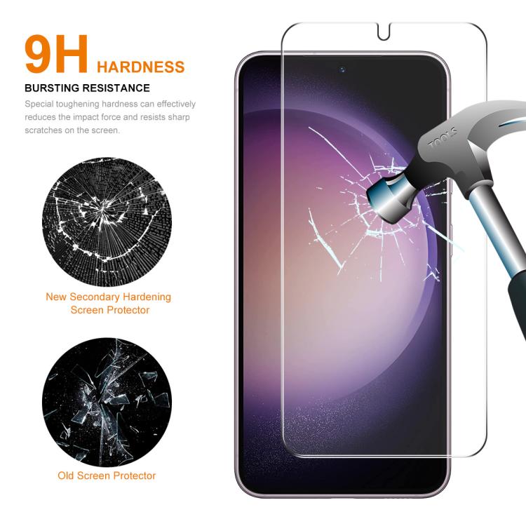 2pcs ENKAY 0.18mm High Aluminum-silicon Tempered Glass Film, Support Ultrasonic Fingerprint Unclock, For Samsung Galaxy S26+ 5G, For Samsung Galaxy S26 Ultra 5G, For Samsung Galaxy S26 5G, For Samsung Galaxy S24 Ultra 5G, For Samsung Galaxy S24+ 5G...