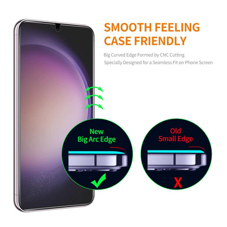 2pcs ENKAY 0.18mm High Aluminum-silicon Tempered Glass Film, Support Ultrasonic Fingerprint Unclock, For Samsung Galaxy S26+ 5G, For Samsung Galaxy S26 Ultra 5G, For Samsung Galaxy S26 5G, For Samsung Galaxy S24 Ultra 5G, For Samsung Galaxy S24+ 5G...