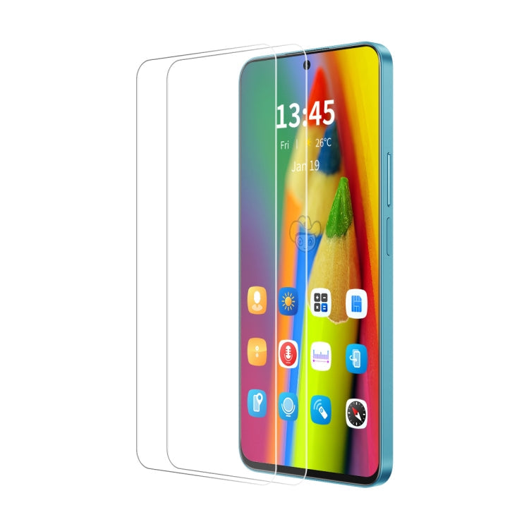 2pcs ENKAY 9H Big Arc Edge High Aluminum-silicon Tempered Glass Film, For Xiaomi Poco C65 / Redmi 13C, For Xiaomi Poco X6 Pro, For Xiaomi Poco X6, For Xiaomi Redmi 12 5G Global, For Xiaomi Poco C51 4G, For Xiaomi Poco C50 / Redmi A1+ / A2+