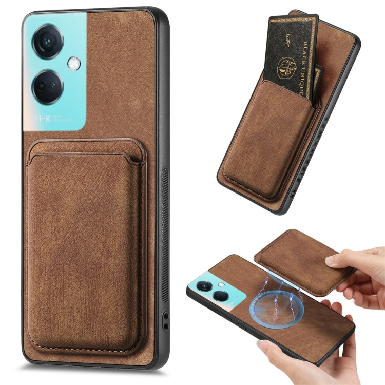 Retro Leather Card Bag Magnetic Phone Case, For OPPO A58 4G, For OPPO K11 5G, For OPPO Reno10 Global, For OPPO Reno10 Pro Global