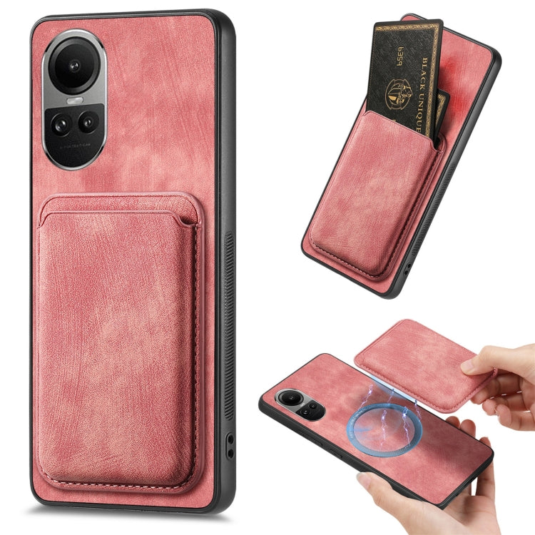 Retro Leather Card Bag Magnetic Phone Case, For OPPO A58 4G, For OPPO K11 5G, For OPPO Reno10 Global, For OPPO Reno10 Pro Global