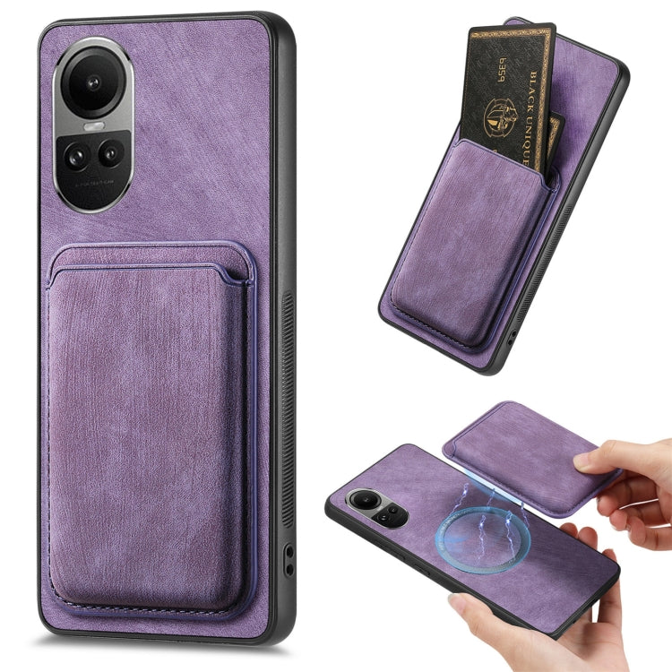 Retro Leather Card Bag Magnetic Phone Case, For OPPO A58 4G, For OPPO K11 5G, For OPPO Reno10 Global, For OPPO Reno10 Pro Global