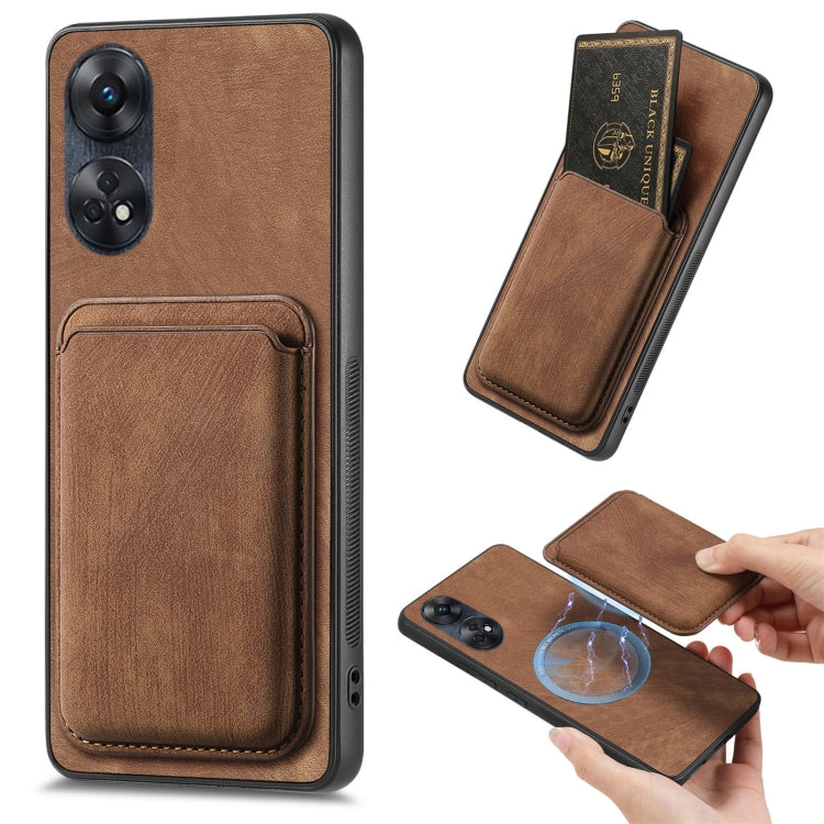 Retro Leather Card Bag Magnetic Phone Case, For OPPO Find X8 Pro, For OPPO Reno8 T 4G, For OPPO Reno8 Z, For OPPO Reno9 5G
