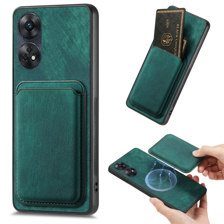 Retro Leather Card Bag Magnetic Phone Case, For OPPO Find X8 Pro, For OPPO Reno8 T 4G, For OPPO Reno8 Z, For OPPO Reno9 5G