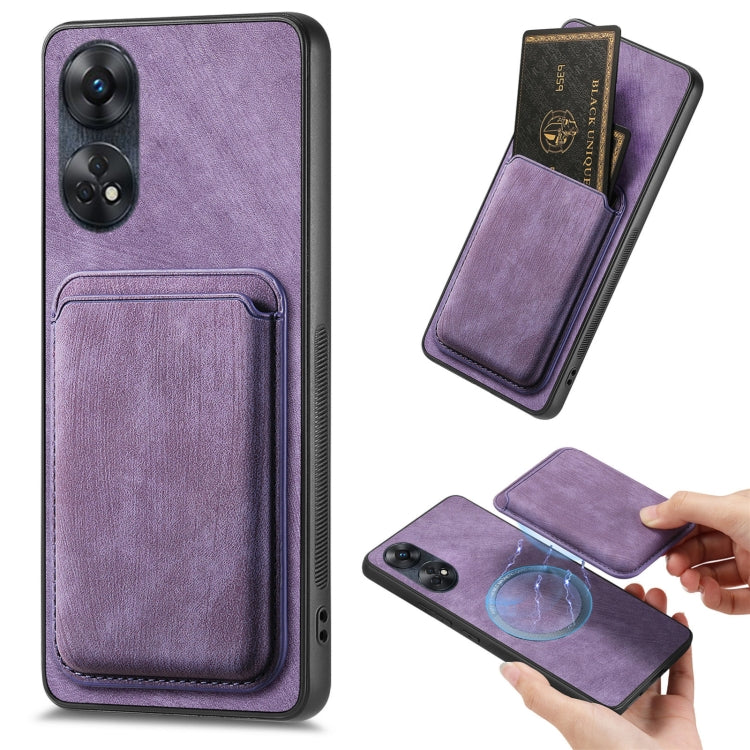 Retro Leather Card Bag Magnetic Phone Case, For OPPO Find X8 Pro, For OPPO Reno8 T 4G, For OPPO Reno8 Z, For OPPO Reno9 5G