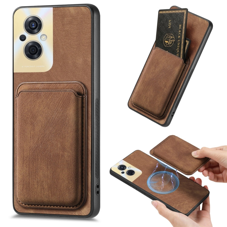 Retro Leather Card Bag Magnetic Phone Case, For OPPO Find X8 Pro, For OPPO Reno8 T 4G, For OPPO Reno8 Z, For OPPO Reno9 5G