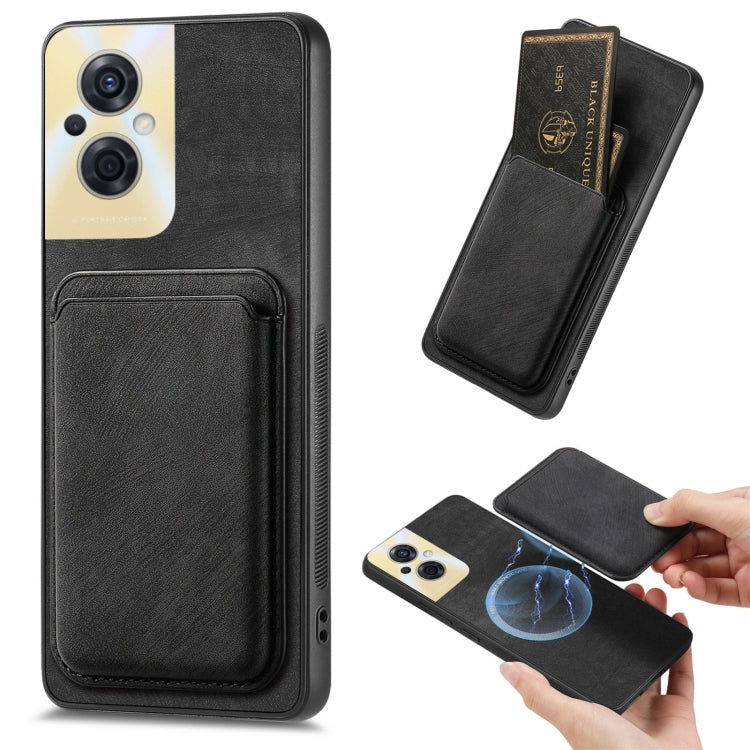 Retro Leather Card Bag Magnetic Phone Case, For OPPO Find X8 Pro, For OPPO Reno8 T 4G, For OPPO Reno8 Z, For OPPO Reno9 5G