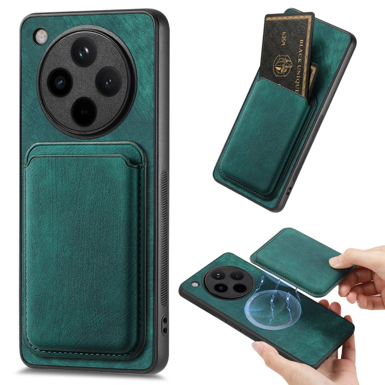 Retro Leather Card Bag Magnetic Phone Case, For OPPO Find X8 Pro, For OPPO Reno8 T 4G, For OPPO Reno8 Z, For OPPO Reno9 5G