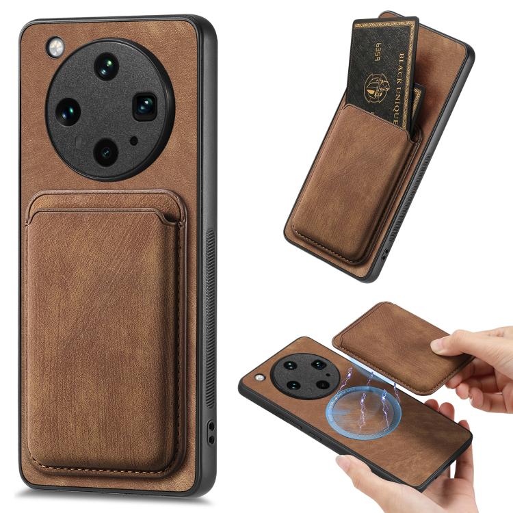 Retro Leather Card Bag Magnetic Phone Case, For OPPO A79 5G, For OPPO Find X8s, For OPPO Find X8 Ultra, For OPPO Find X8