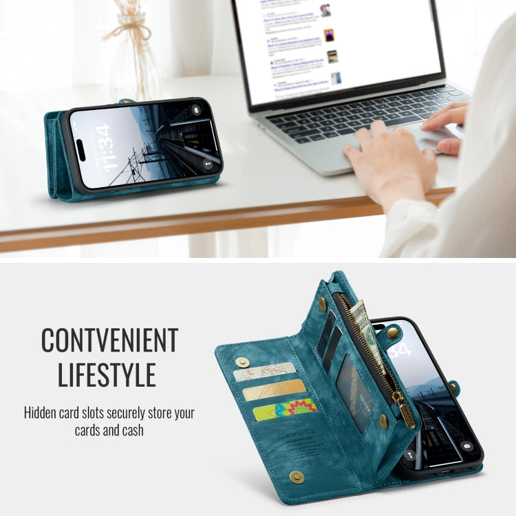 CaseMe 008 Detachable Multifunctional Leather Phone Case, For iPhone 16