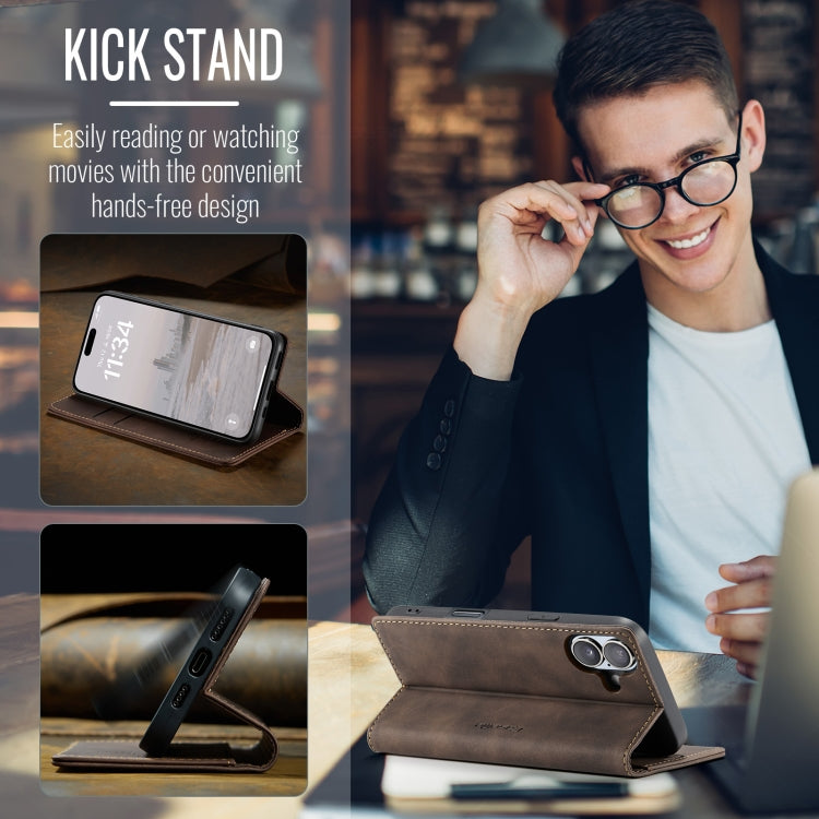 CaseMe 013 Multifunctional Horizontal Flip Leather Phone Case, For iPhone 16